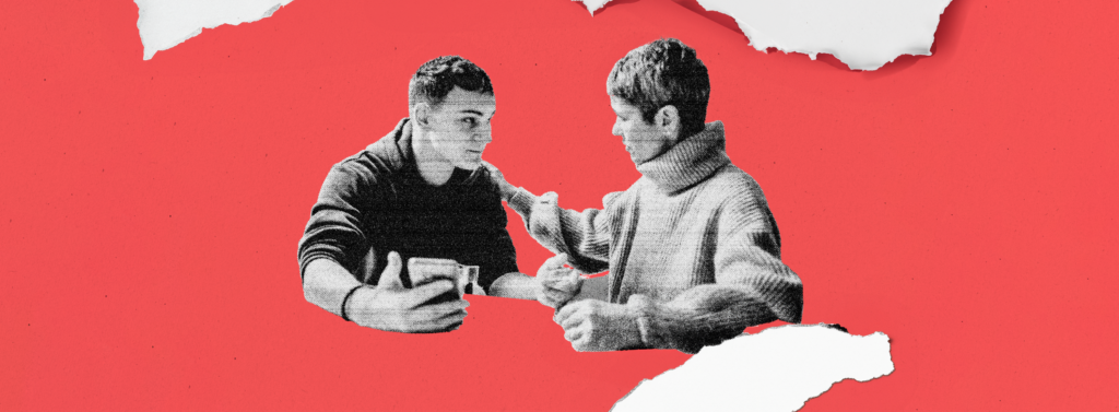 mom talking to her son about deepfakes