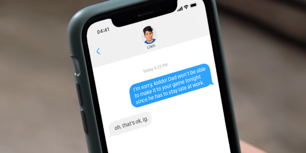 Picture of a phone with a text chat open where the term "ig" is being used