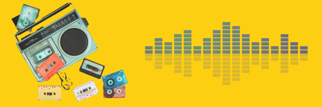 stereo with tapes