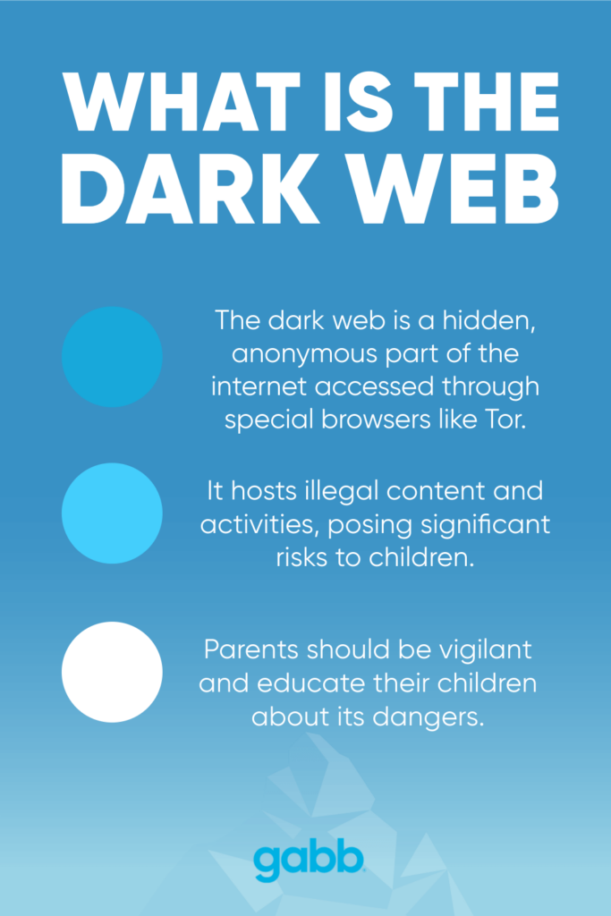 what is the dark web infographic