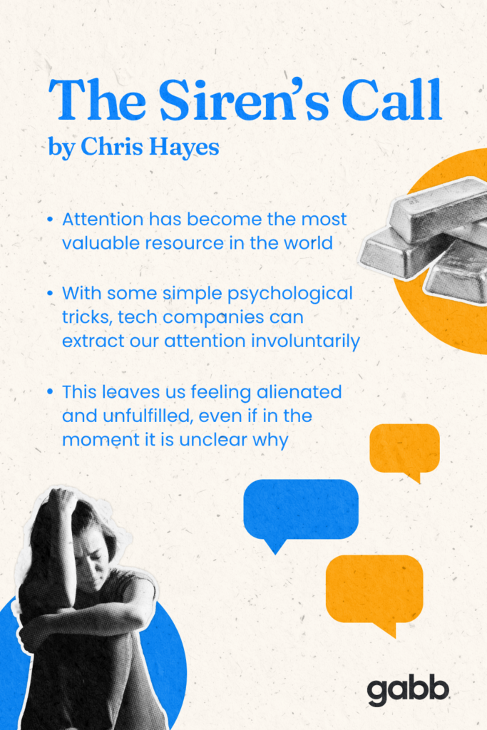 Summary of the Siren's Call book by Chris Hayes