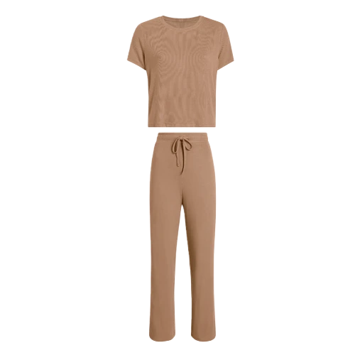 Ribbed Pajama Set by Nuuds