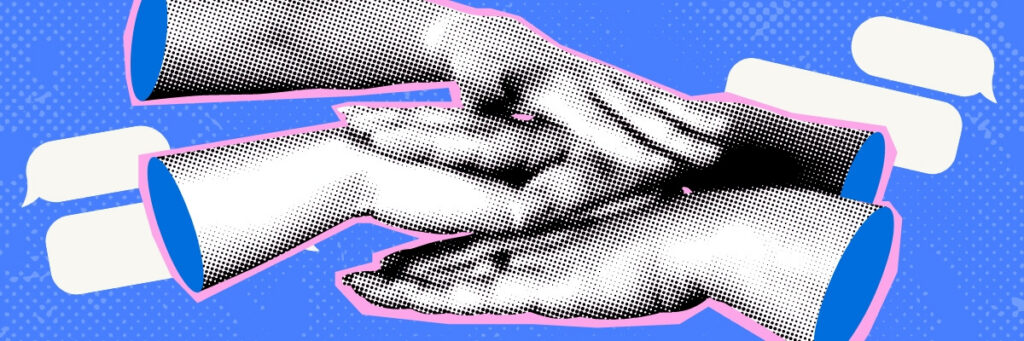 hands on top of each other