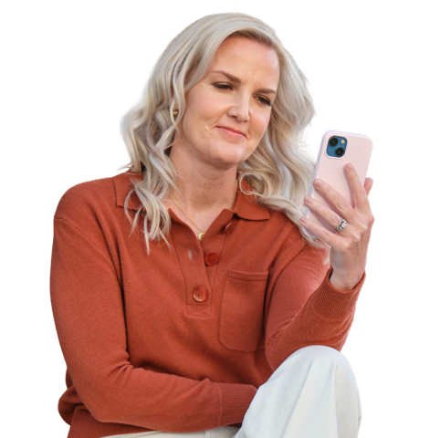 A Gabb parent smiling and ready to connect with their community